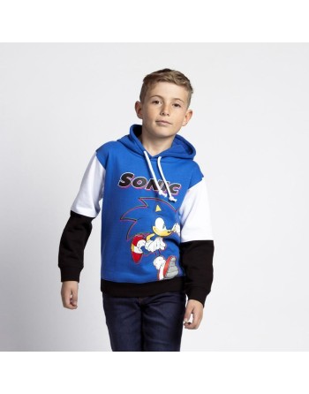 Sudadera con Capucha Niño Sonic Azul