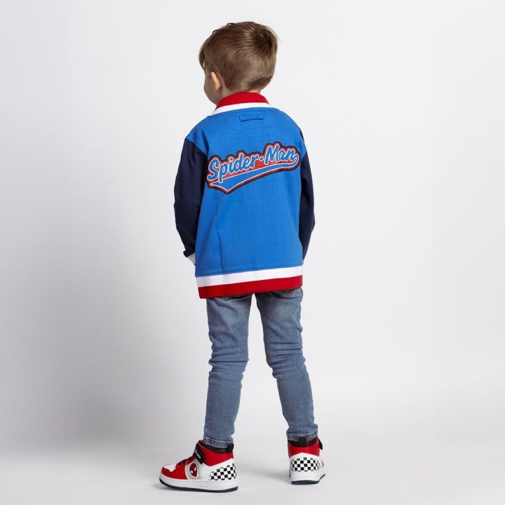 Jakke Børns Spider-Man Blå