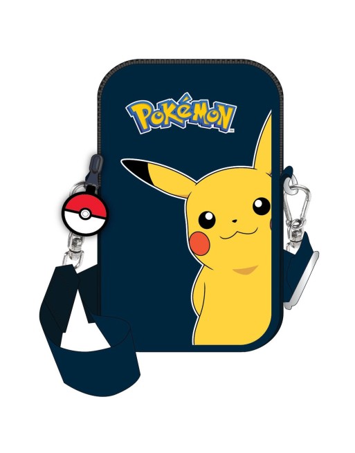 Mobile Tasche Pokémon Pokeball Blau Schwarz 11 x 18 x 2 cm