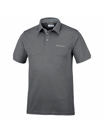 Polo a Maniche Corte Uomo Columbia Nelson Point™ Grigio scuro