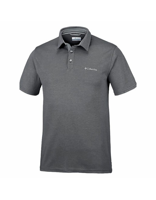 Polo a Maniche Corte Uomo Columbia Nelson Point™ Grigio scuro