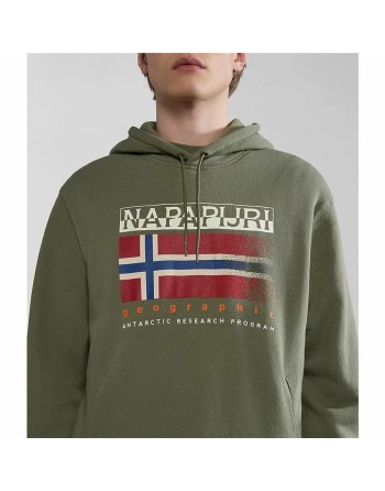 Sweat à capuche enfant Napapijri B-Kreis H Vert foncé