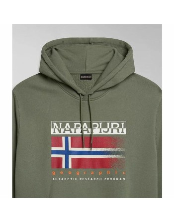 Sweat à capuche enfant Napapijri B-Kreis H Vert foncé