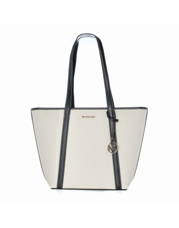 Borsa Donna Michael Kors PRATT Bianco 29 x 28 x 12 cm