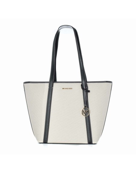 Håndtasker til damer Michael Kors PRATT Hvid 29 x 28 x 12 cm