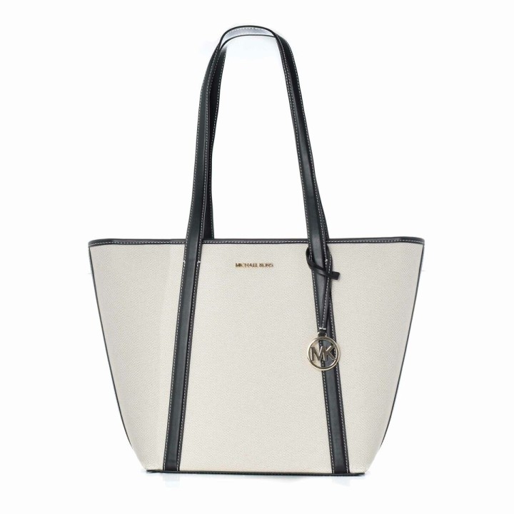 Håndtasker til damer Michael Kors PRATT Hvid 29 x 28 x 12 cm