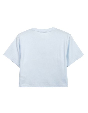 Damen Kurzarm-T-Shirt Stitch Hellrosa