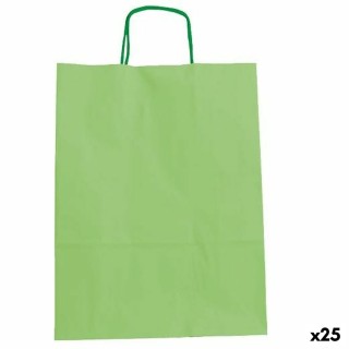 Sacs Fama Papier Avec des poignées Vert clair 15 x 8 x 21 cm 25 Unités