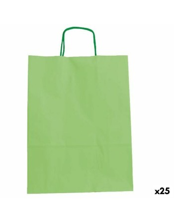 Bags Fama Paper With handles Light Green 15 x 8 x 21 cm 25 Units