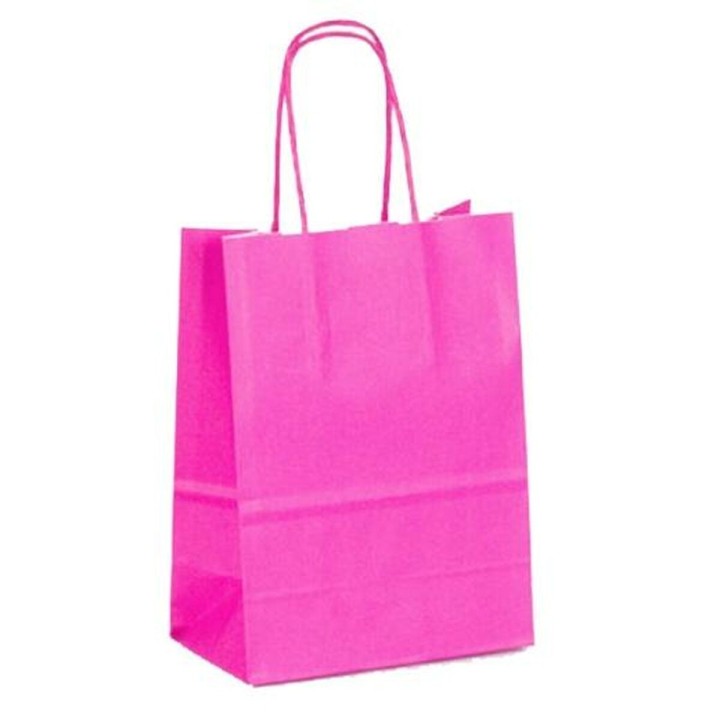 Borse Fama Carta Magenta Con manici 15 x 8 x 21 cm 25 Unità