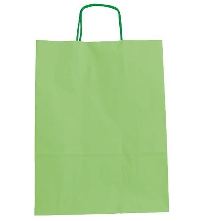 Sacs Fama Papier Avec des poignées Vert clair 15 x 8 x 21 cm 25 Unités