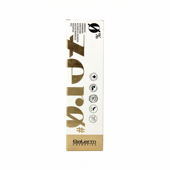 Farve uden Ammoniak Salerm Zero Tinte 6.0 (100 ml)