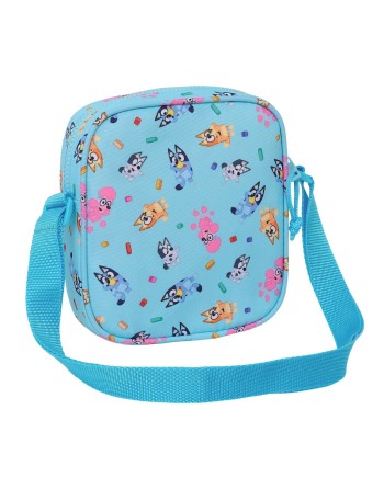 Bolso Bandolera Bluey Azul cielo 16 x 18 x 4 cm