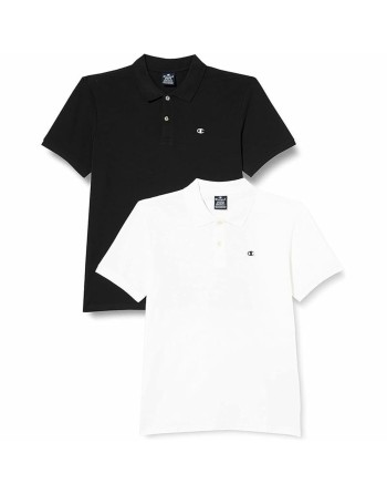 Herren Kurzarm-Poloshirt Champion Schwarz