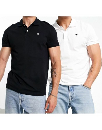 Herren Kurzarm-Poloshirt Champion Schwarz