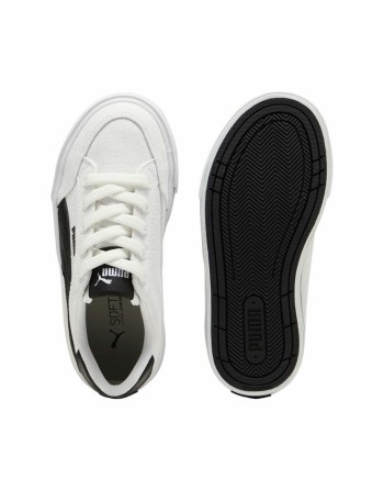 Children’s Casual Trainers Puma Court Classic Vulc F White