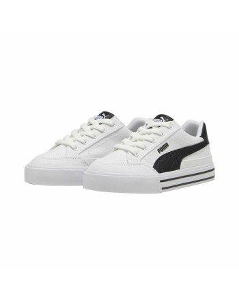 Zapatillas Casual Niño Puma Court Classic Vulc F Blanco