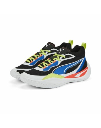 Zapatillas de Running para Niños Puma Playmaker Negro Multicolor