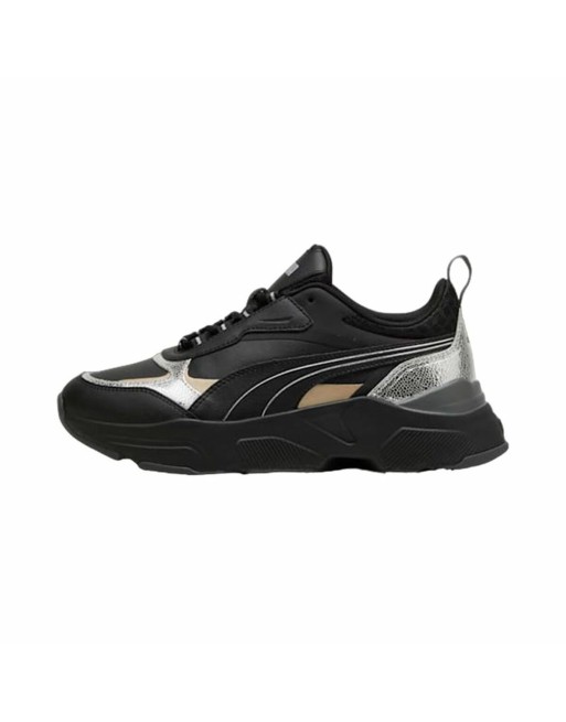 Baskets Casual pour Femme Puma Cassia Metallic Shine Noir