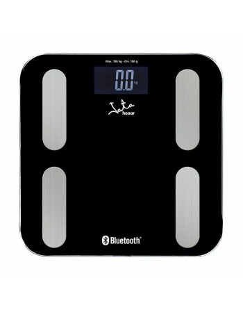 Digital badevægt JATA 593           * Sort Glas 180 kg