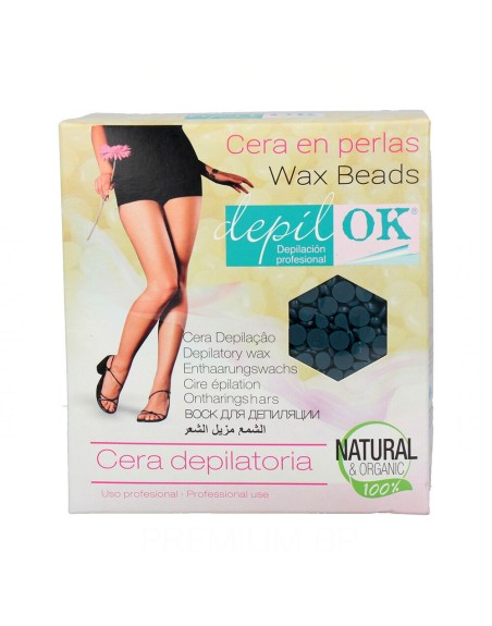 Perle di Cera Depilatoria Depil Ok Azzurro 1 Kg