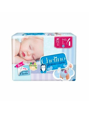 Disposable nappies Chelino 3602484 (6 Units) (34 uds)