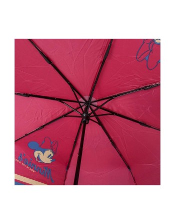 Faltbarer Regenschirm Minnie Mouse Rot (Ø 97 cm)