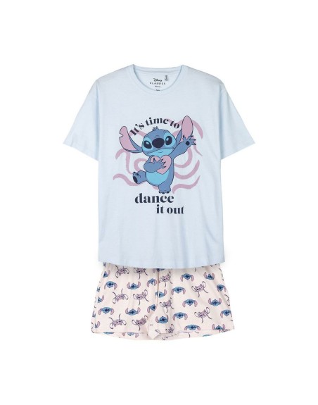 Pijama de Verano Stitch Azul
