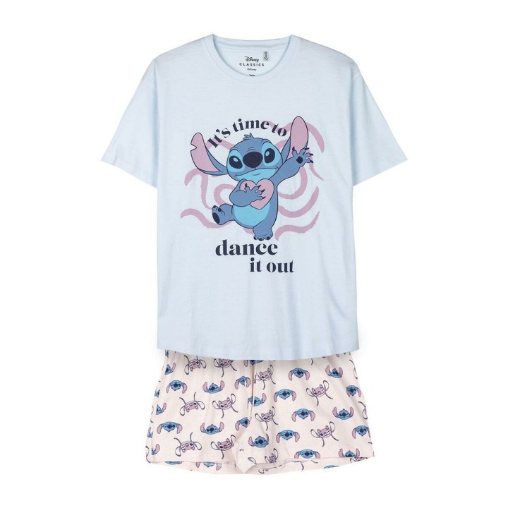 Pigiama Estivo Stitch Azzurro