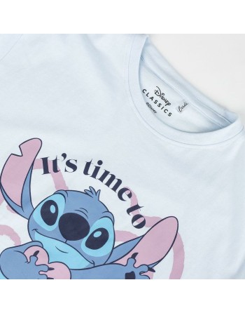 Sommer-Schlafanzug Stitch Blau