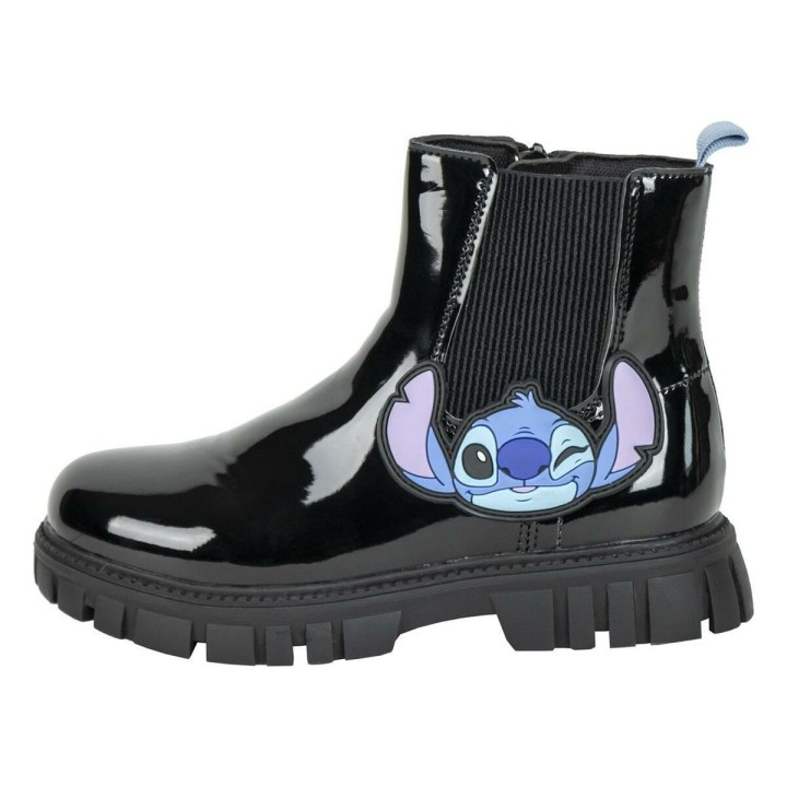 Kids Casual Boots Stitch Black