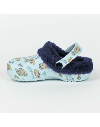 House Slippers Frozen Light Blue