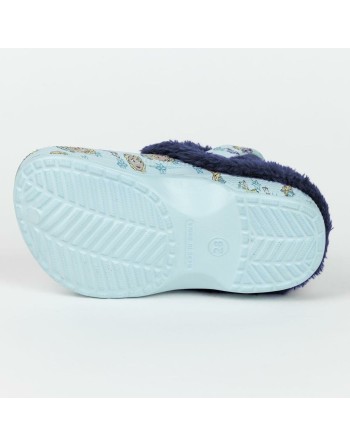 House Slippers Frozen Light Blue