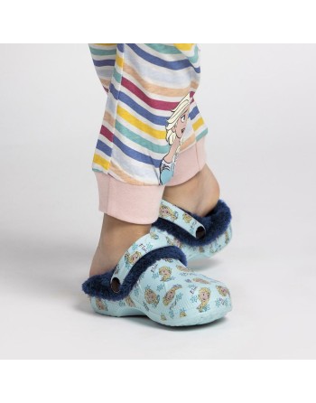 House Slippers Frozen Light Blue