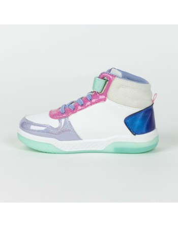 Turnschuhe mit LED Stitch Weiß