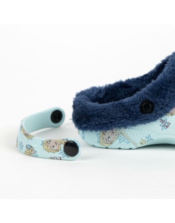 House Slippers Frozen Light Blue