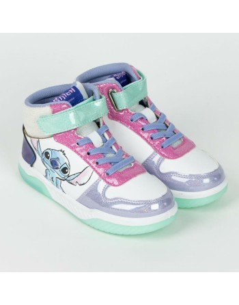 LED Trainers Stitch White