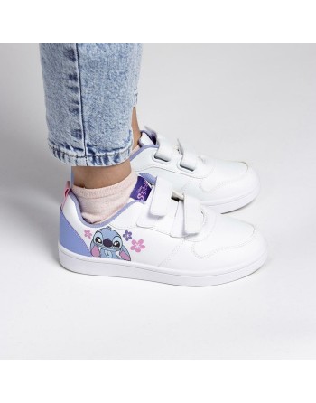 Sports Shoes for Kids Stitch White