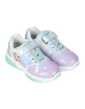 Baskets LED Frozen Bleu clair