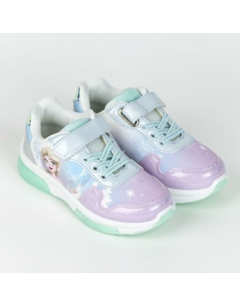 Baskets LED Frozen Bleu clair