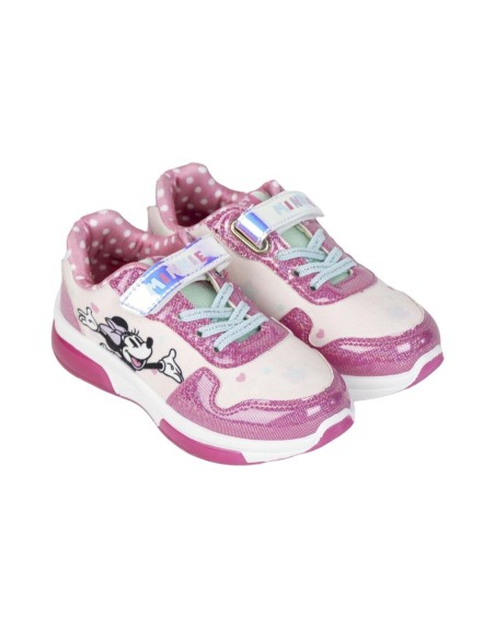 Scarpe Sportive con LED Minnie Mouse Rosa