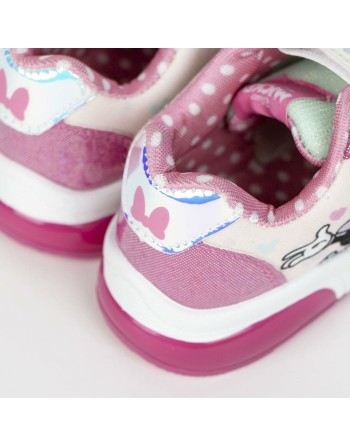 Zapatillas Deportivas con LED Minnie Mouse Rosa