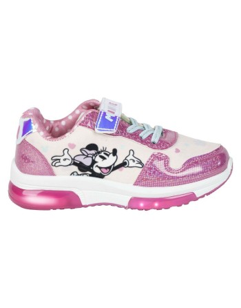 Zapatillas Deportivas con LED Minnie Mouse Rosa