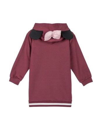 Sudadera con Capucha Niña Minnie Mouse Rojo