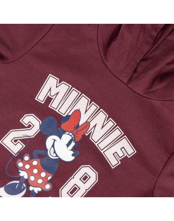 Felpa con Cappuccio da Bambina Minnie Mouse Rosso