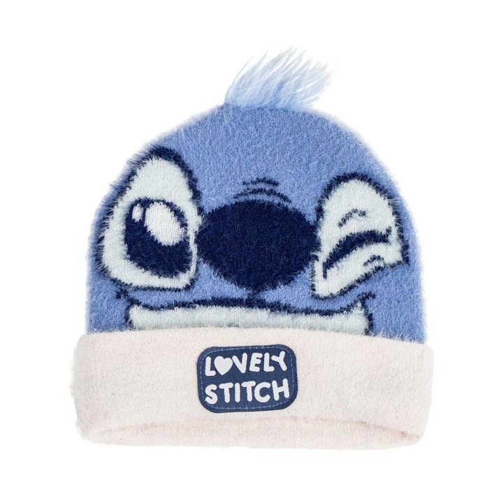 Børnehat Stitch Blå