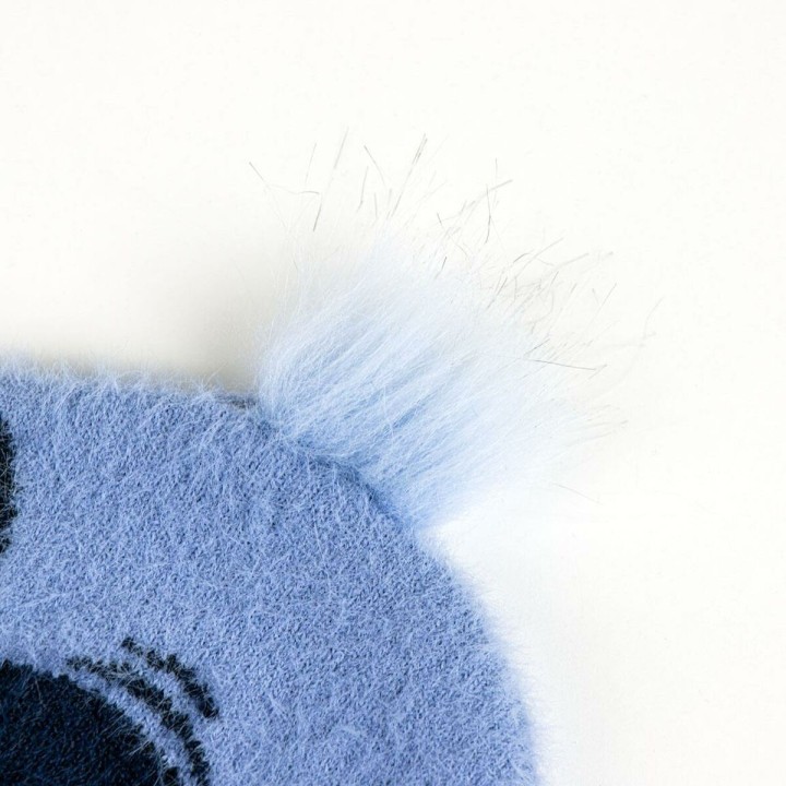 Børnehat Stitch Blå