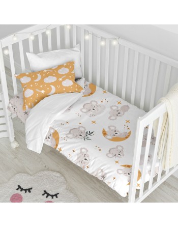 Cot Bedding Set HappyFriday MOSHI MOSHI Multicolour Baby Crib