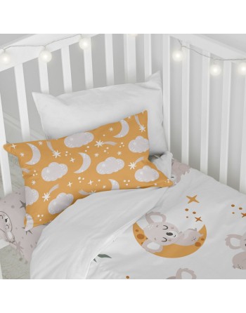 Set di Lenzuola per Culla HappyFriday MOSHI MOSHI Multicolore Culla Neonato