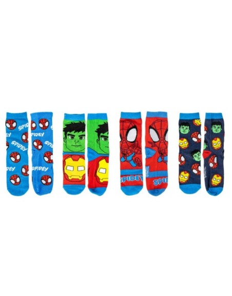 Calcetines Spidey 4 pares